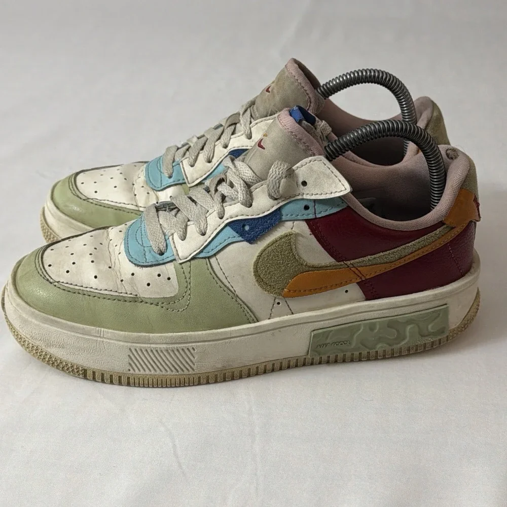 Nike Air Force 1 Fontanka Women's Size 8.5 Men's  7 DO6719-100 (heel Wear) Shoes